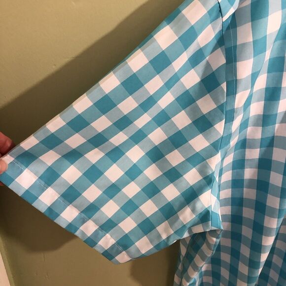 L.L. Bean Men's Short Sleeve Button Down Shirt Plaid Traditional Fit XXL - Picture 4 of 6